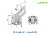 85 x 37mm Sicherheits-Überfalle verzinkt (1 Stk.)