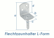 32 x 83mm Flechtzaunbeschlag feuerverzinkt (1 Stk.)