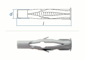 6 x 40mm Multidübel (10 Stk.)