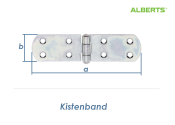 156 x 35mm Kistenband verzinkt (1 Stk.)