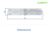 175 x 35mm Kistenband verzinkt (1 Stk.)