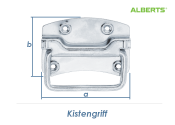 104 x 80mm Kistengriff verzinkt (1 Stk.)