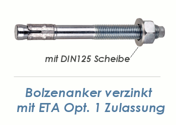 M12 x 103mm Bolzenanker verzinkt - ETA Opt. 1 (1 Stk.)