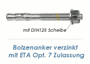 M10 x 75mm Bolzenanker verzinkt - ETA Opt. 7 (1 Stk.)