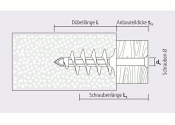 32 x 95mm Isolierdübel IPL (1 Stk.)