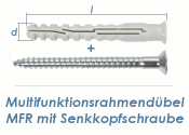 10 x 135mm Multifunktionsrahmendübel inkl. TX40...