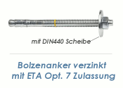 M10 x 145mm Bolzenanker verzinkt - ETA Opt. 7 (1 Stk.)