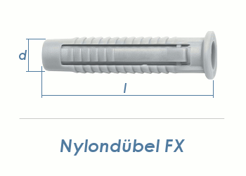 5 x 25mm Nylondübel FX (10 Stk.)