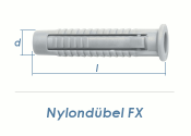 5 x 25mm Nylondübel FX (10 Stk.)