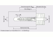 16 x 80mm Normaldübel F (1 Stk.)