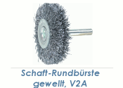 75 x 8-10 x 0,3mm Schaft-Rundbürste gewellt...