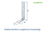 100 x 200 x 40mm Balkenwinkel ungleichschenklig verzinkt...