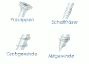 10 x 340mm Konstruktionsschrauben Senkkopf TX verzinkt...