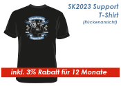 SK2021 Support Shirt Gr. M / Schwarz --  inkl. 3% Rabatt f&uuml;r 12 Monate -- (1 Stk.)