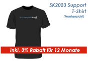 SK2023 Support Shirt Gr. M / Schwarz --  inkl. 3% Rabatt für 12 Monate -- (1 Stk.)
