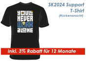 SK2022 Support Shirt Gr. XXL / Schwarz --  inkl. 3% Rabatt für 12 Monate -- (1 Stk.)