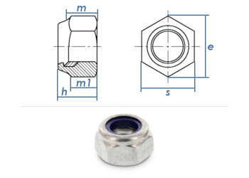 M6 x 50mm Sechskantschrauben DIN 933 Vollgewinde Edelst