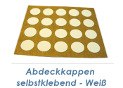 13mm Abdeckkappe selbstklebend weiß (1Pkg zu 20Stk.)