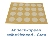 13mm Abdeckkappe selbstklebend grau (1Pkg zu 20Stk.)