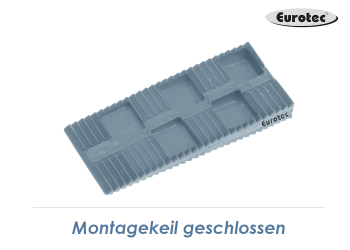 Kunststoff Montagekeile aus Buchenholz 80 x 40 x 25 mm