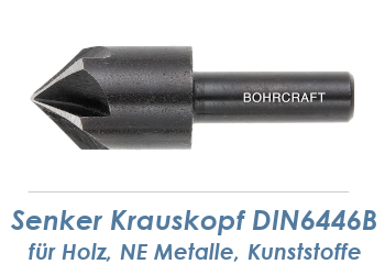 13mm Krauskopf Senker DIN6446B für Holz, NE Metalle, Kunststoff  (1 Stk.)