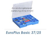 Sortimentskasten EuroPlus Basic 37/25 blau (1 Stk.)