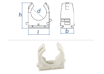 16mm Rohrclip FC (10 Stk.)