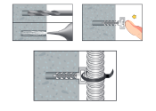 10mm Steckdübel InsertFIX grau (10 Stk.)