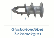 37mm Gipskartondübel aus Zinkdruckguss (1 Stk.)