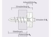 37mm Gipskartondübel aus Zinkdruckguss (1 Stk.)