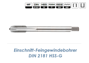 M6x0.75 Einschnitt-Feingewindebohrer DIN2181C HSS-G (1 Stk.)
