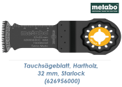 32 x 45mm Metabo Bi-Metall Tauchsägeblatt Starlock...