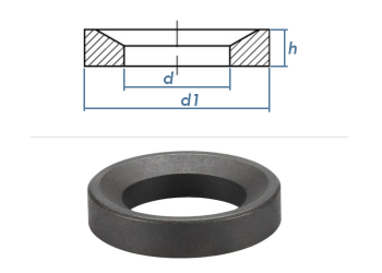 7,1mm Kugelpfanne DIN6319D Stahl blank, einsatzgehärtet (10 Stk.)