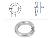 6,1mm Federringe für Zylinderschrauben DIN7980 Stahl...