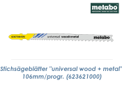 2,4-5 x 106mm Stichsägeblatt "Universal Wood +...