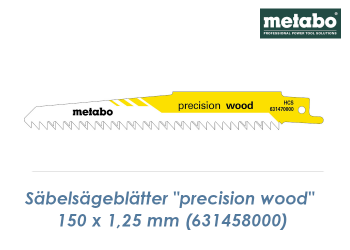 150mm Säbelsägeblatt HCS "Precision Wood"  (1 Stk.)