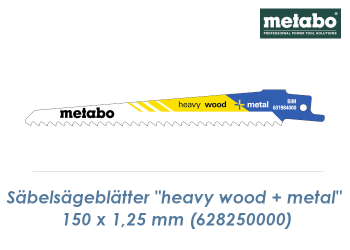 150mm Säbelsägeblatt BiM "Heavy Wood+Metal"  (1 Stk.)