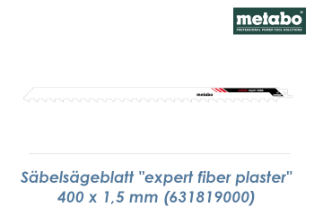 400mm Säbelsägeblatt HM "Expert Fiber Plaster"  (1 Stk.)