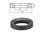 14,2mm Kugelpfanne DIN6319D Stahl blank,...