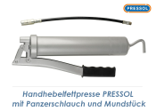 Handhebelfettpresse PRESSOL mit 300mm Panzerschlauch und...