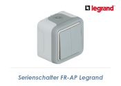 Serienschalter Legrand FR-AP grau (1 Stk.)