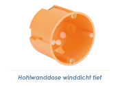 60 x 61mm Hohlwanddose winddicht tief (1 Stk.)