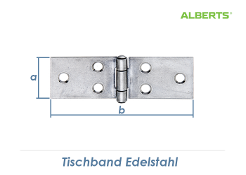 101 x 32mm Tischband Edelstahl (1 Stk.)