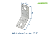 50 x 50 x 35mm Winkel 135° verzinkt (1 Stk.)