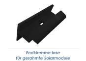 30mm Endklemme Alu schwarz eloxiert, lose (1 Stk.)