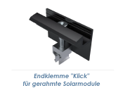 32mm Endklemme "Klick" Alu schwarz eloxiert,...