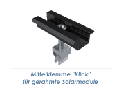 30-34mm Mittelklemme "Klick" Alu schwarz...