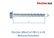 6 x 80mm Betonschrauben Ultra-Cut FBS II mit...