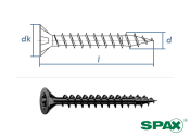 5 x 40mm SPAX Universalschraube T-STAR plus VG Stahl BLAX...