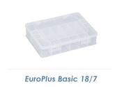 Sortimentskasten EuroPlus Basic 18/7 transparent (1 Stk.)